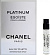 Egoiste Platinum (Туалетная вода 1,5 мл пробник)